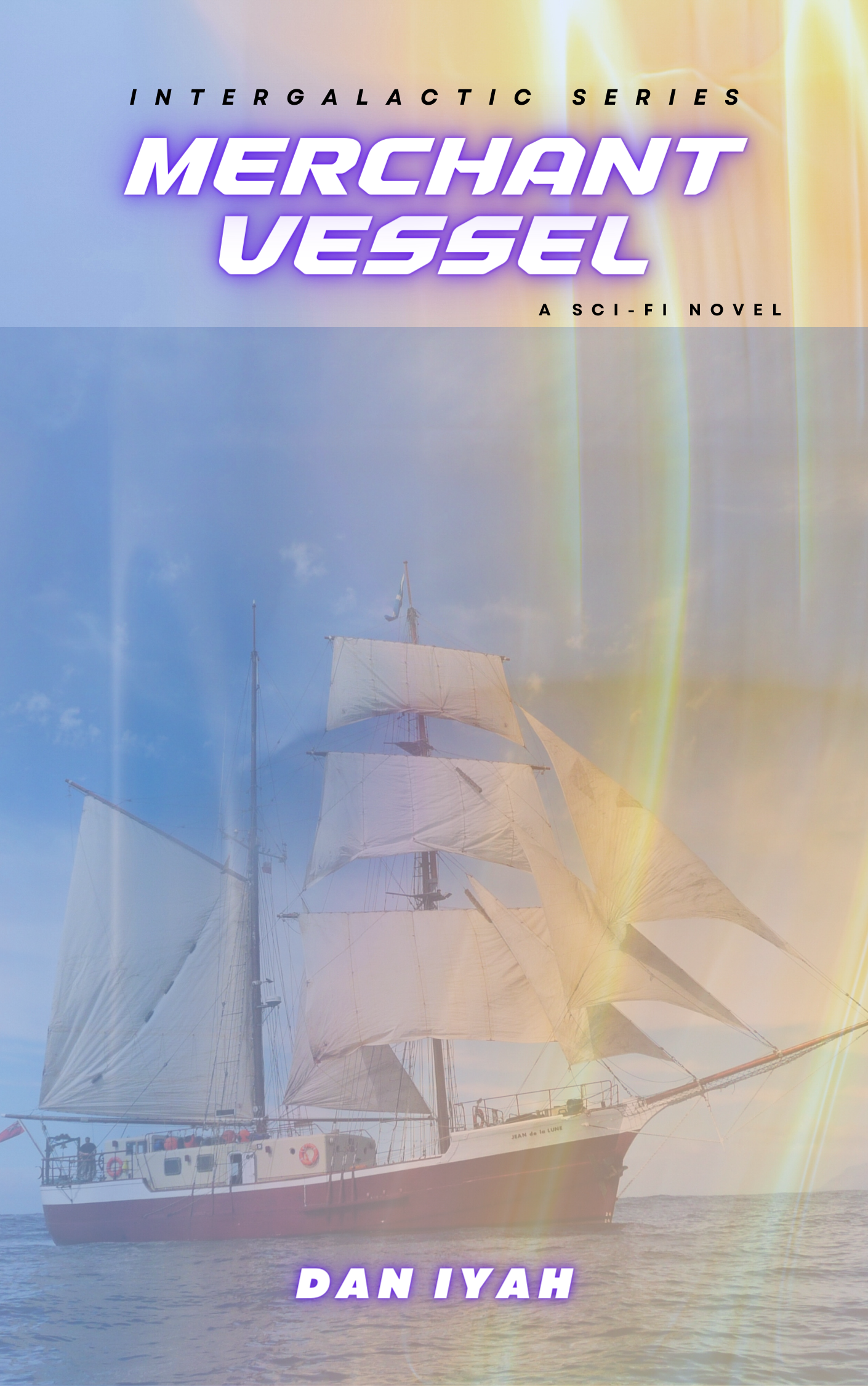 Merchant Vessel Sci-Fi Novel Book Cover