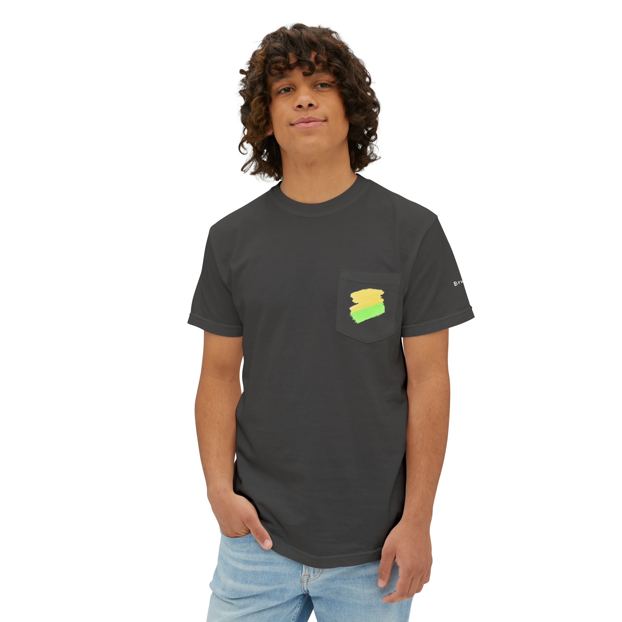 Unisex Pocket T-Shirt #8 Person 1 Front