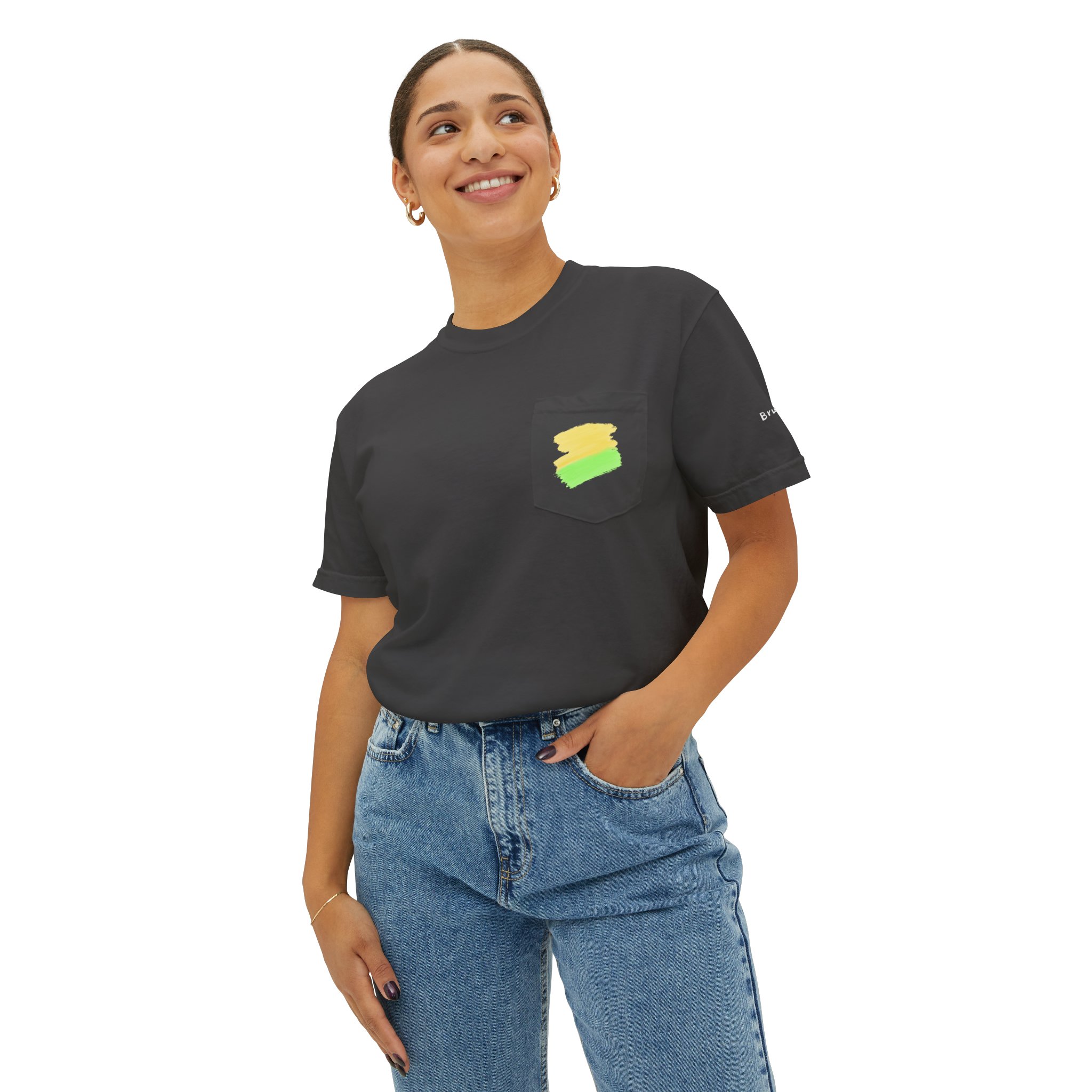Unisex Pocket T-Shirt #8 Person 2 Front (1)