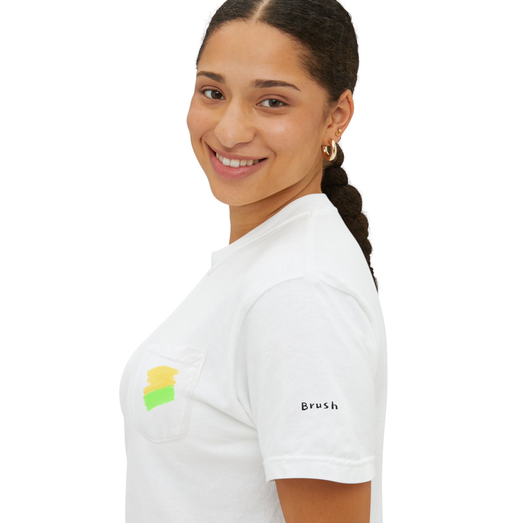 Unisex Pocket T-Shirt #8 Person 2 Left