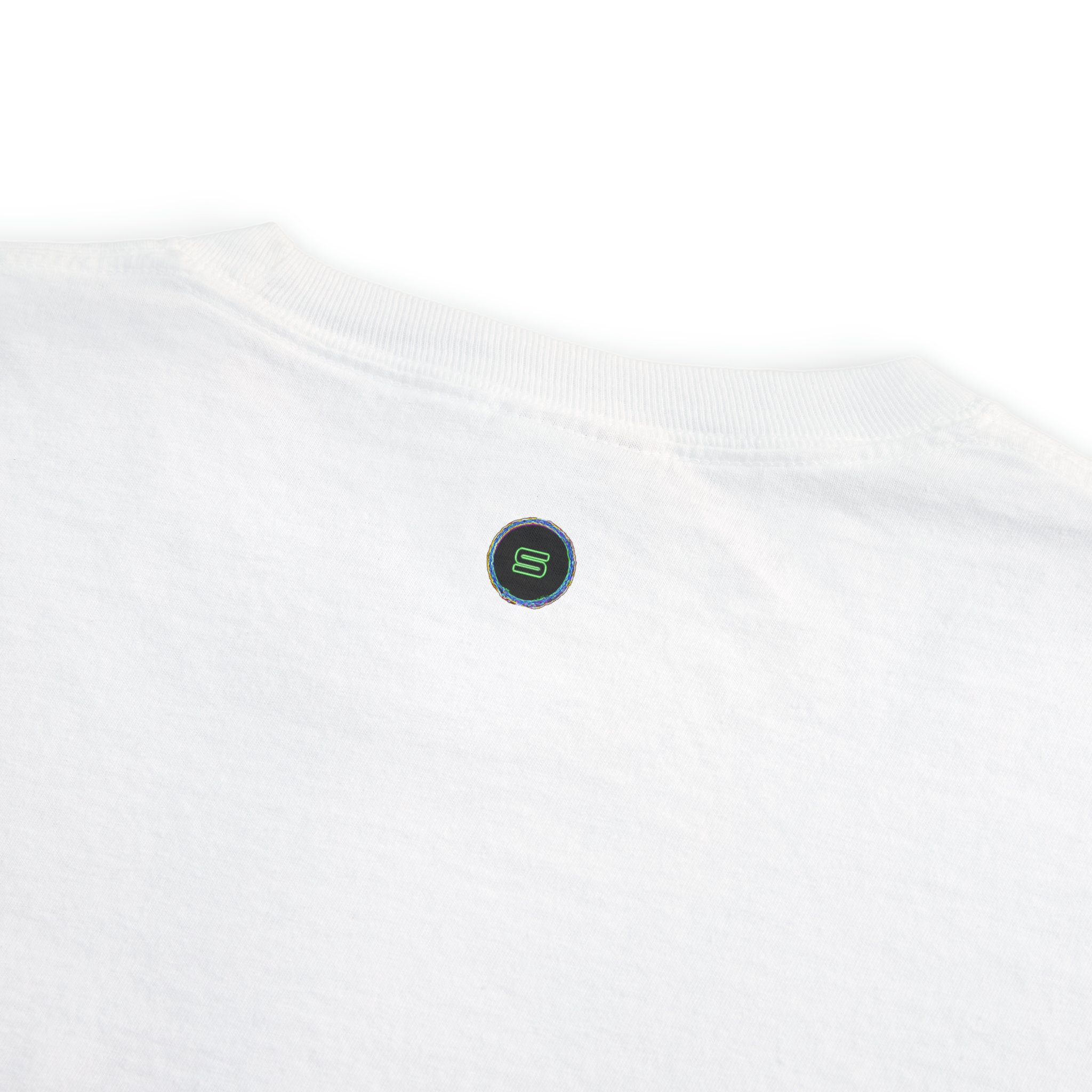 Unisex Pocket T-Shirt Back Collar Closeup