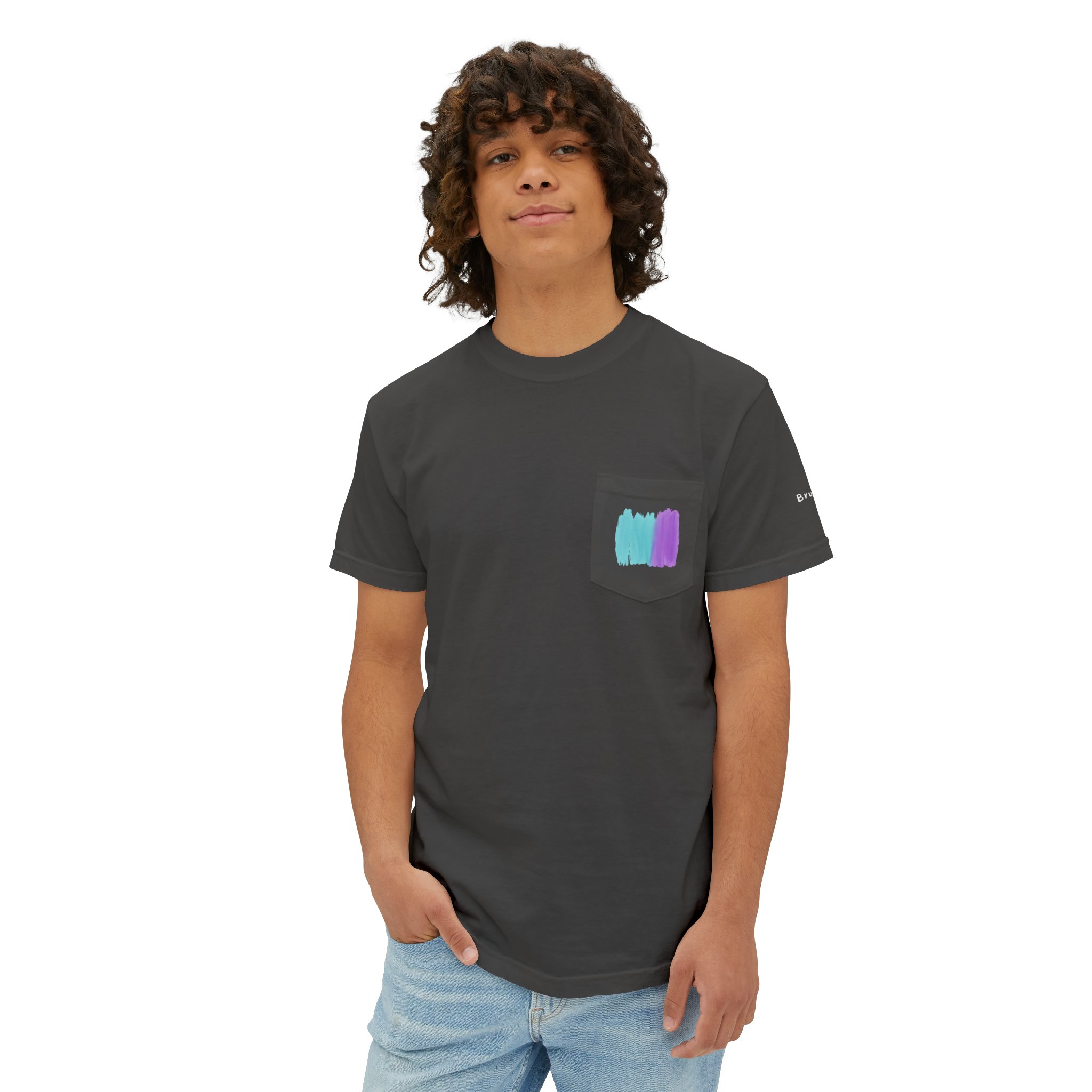 Unisex Pocket T-Shirt Person 1 Front
