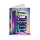 Tape Deck 185 Spiral Notebook