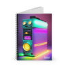 Tape Deck 63 Spiral Notebook