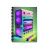 Tape Deck 70 Spiral Notebook - Image 2