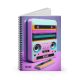 Tape Deck 20 Spiral Notebook