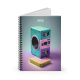 Tape Deck 9 Spiral Notebook