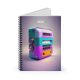 Tape Deck 42 Spiral Notebook